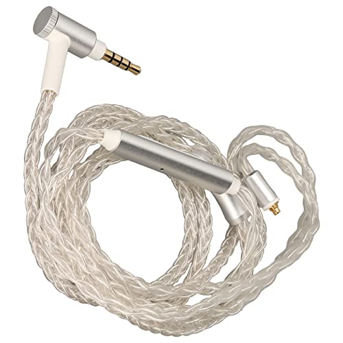 Headphone Extension Cable, MMCX to 3.5mm Sound Replacement Cord for SE846 SE535 SE215 SE315 SE425, MAGAOSI K5 LZ A5 Headphone Upgrade Cable with Mic