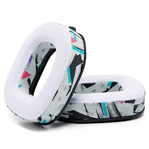 WC Freeze A50 - Cooling Gel Earpads for Astro A50 Gen 4, Gen 5 & A50X | Made by Wicked Cushions | Improved Durability, Thickness & Sound Isolation | 90's White - color: 90's White