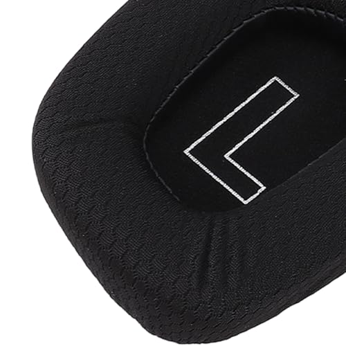 Earpad Replacement, Breathable Ear Pads Cushions, Mesh Cloth Earpads Accessories with Headband Replacement, Elastic Headset Ear Cushions Compatible with G733, G335 Headset