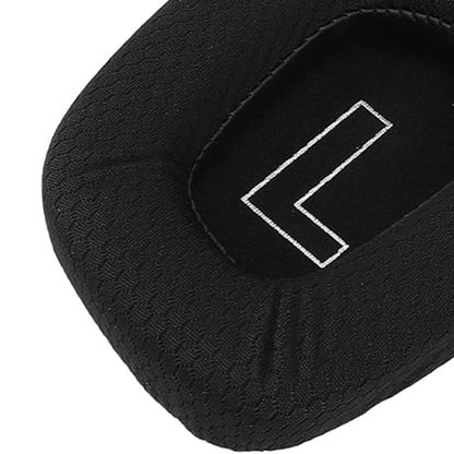 Earpad Replacement, Breathable Ear Pads Cushions, Mesh Cloth Earpads Accessories with Headband Replacement, Elastic Headset Ear Cushions Compatible with G733, G335 Headset