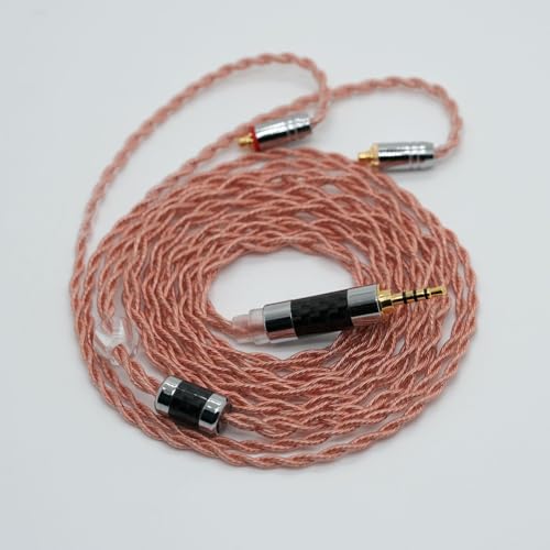 4Core Upgrade Earphone Cable MMCX 4.4MM Balanced IEM Cable Pure Copper Earphone Wire MMCXfor TIN HiFi T4 P1 Tin T3 T2 BGVP DM7 DMG Earbuds - style: MMCX,4.4mm Plug