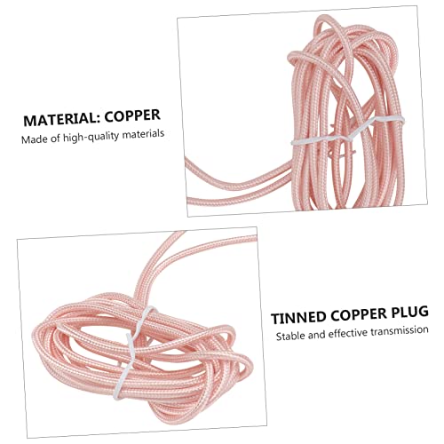 3.5mm Headphone Wire Audio Cable for Stereo Aux Cord for Car/Headphone/Phone Coiled Design Durable Construction