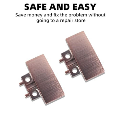 Solo4 Metal Hinge Repair Replacement Parts for Beats Solo4 Cloud Pink | Sturdy metal hinge repair kit with clip and pin, simple installation to fix broken folding parts of Beats Solo4 headsets - color: Cloud Pink