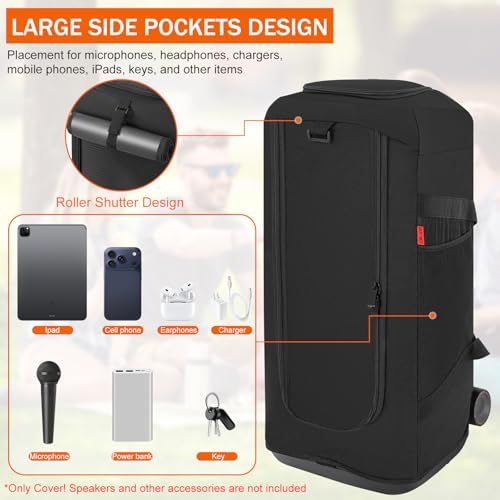 Speaker Carry Cover Travel Bag Compatible with JBL Party Box 320 | Portable Speaker Dust Case Fits for JBL Party Box 320 for Outdoor Travel - size: For JBL Partybox 320