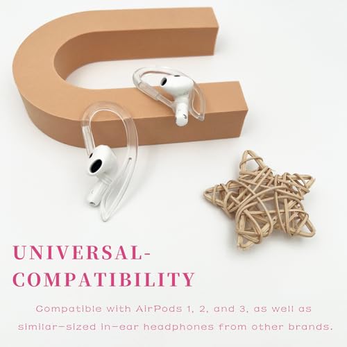 Adjustable Transparent Ear Hooks – Multi-Dimensional Anti-Drop Sports Ear Clips