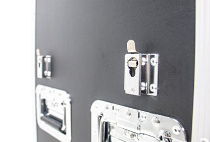 OSP Cases | ATA Road Case | 20-Space Amp Rack | 20" Deep | Standing Lid Table | RC20U-20SL - size: 20 Space, 20" Table