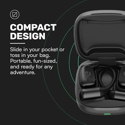 Raycon Essential Open Ear Earbuds – Open Ear Headphones, Earbuds Wireless Bluetooth, Sweat & Water-Resistant Earphones, Running Headphones with Ultra-Lightweight Design, 36 Hours Battery Life (Mint) - color: Mint