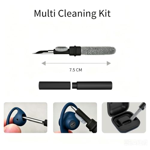 Replacement Earbuds Tips for Powerbeats Pro/Beats Flex/Beats X | Silicone Ear Tips Wireless Bluetooth Earphone Headphones with Cleaning Kit,Soft Reducing Noise Bud Tips Black&White 8Pack