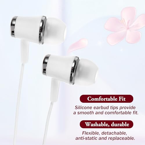 15 Pairs Silicone Ear Bud Replacement Pieces Earbuds Ear Tips Replacement Ear Bud Covers S/M/L Sizes Ear Gels Soft Earphones Earbuds Clear Ear Cushion Ear Bud Tips Replacement Kit