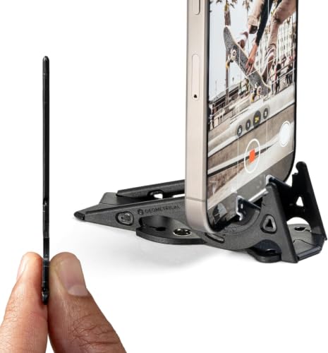 Pocket Tripod PROv2 Universal Kit - Matte Black | Card-Size Stand for iPhone - color: Matte Black