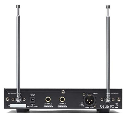 Samson Technologies Samson Stage 212 Handheld Dual-Channel Wireless System with (2) Q6 Dynamic Microphones (E Band) | System w (2) Q6 Mics