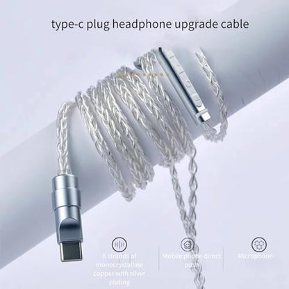 MMCX Cable for SE215 SE315 Sound Quality Earphone Upgrade Cable with Inline Volume Control Flexible Audio Cable for Musicians