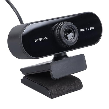 ZJchao Web Camera for Desktop Computer, 1080P HD, Built-in Microphone, Easy to Install, Compatible with OS X, Ideal for Video Recording, Conferencing, Streaming