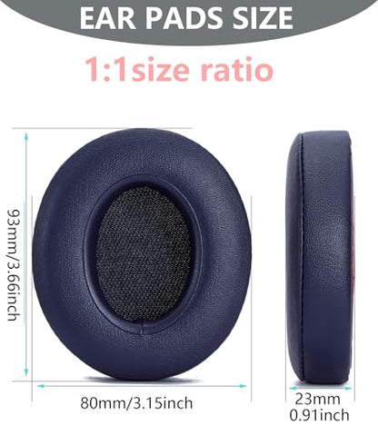 Replacement Ear Pads Compatible with Beats Studio 3 Wireless Dark Blue - color: dark blue