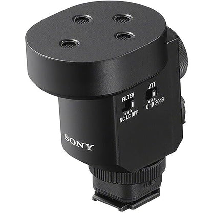 Sony Digital Shotgun Microphone ECM-M1,Black | Shoe support for battery-free & cable-free operation, Versatile selection of eight audio recording modes, Multi, Interface