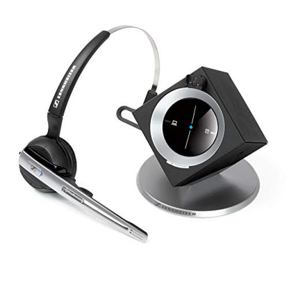 Sennheiser OfficeRunner Convertible Wireless Office Headset with Microphone - DECT 6.0 (Classic Silver) | Noise-canceling wireless headset for desk phone & computer - 3-in-1 convertible wear, DECT 6.0, 400 ft range, Zoom & Teams