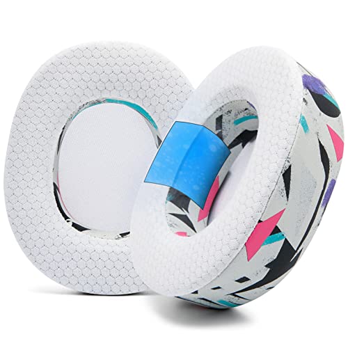 WC Freeze Nova Pro Wireless - Earpads for Arctis Nova Pro Wireless & More | Made by Wicked Cushions | Also fits SteelSeries Nova Elite & Nova Pro Omni(Doesn't Fit Other Models) | 90's White - color: 90's White
