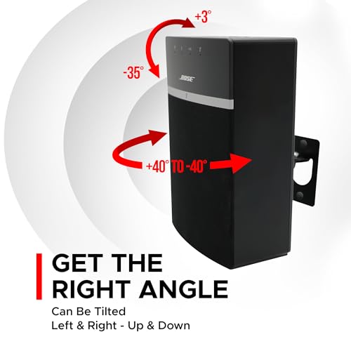 Soundtouch 10 Wall Mounting Kit for Bose Sound Touch 10, Black | Complete With Mounting Accessories, Designed In the UK by Soundbass
