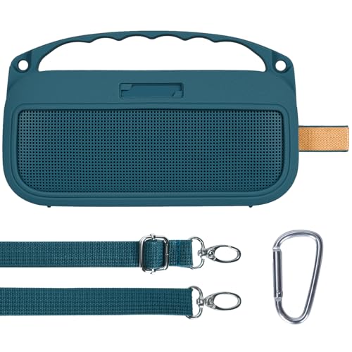 Lebakort 2nd Gen Silicone Cover Compatible with Bose SoundLink Flex 2nd Gen/Bose SoundLink Flex Portable Speaker (Twilight Blue Cover) - color: Twilight Blue Cover