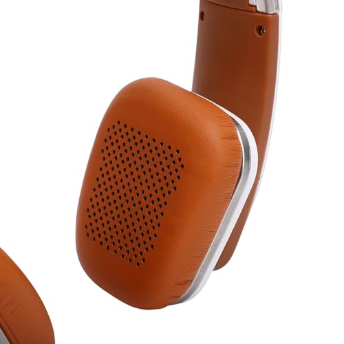 Wireless Headphones, Over Ear Headphones, Foldable Lightweight Stereo Headset, Ideal for Travel Smartphone Computer Laptop, Support Dual Device Simultaneously (White) - color: White
