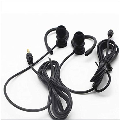 Single Side Earbud Headphones Stereo in-Ear Earphone Removable Hook Earphone for PC Smartphones MP3 MP4 Players