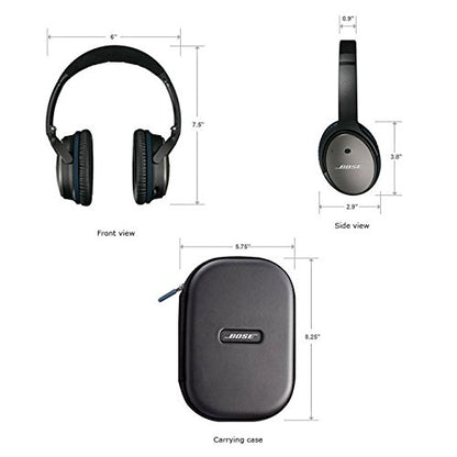Bose QuietComfort 25 Acoustic Noise Cancelling Headphones (Apple Devices, Black) - color: Black