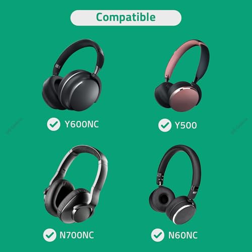GEEKRIA Audio Cable Compatible with AKG Y600NC Y500, Y50, N60NC/700NC/700NC M2, N60, Y50BT, Y45BT, N90Q Headphones, 2.5mm to 3.5mm Replacement Stereo Cord (4 ft/1.2 m)