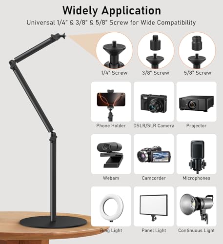 Camera Round Base Mount Desk Stand