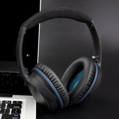 SoloWIT Earpads for Bose Headphones - Black&Blue - color: Black&Blue