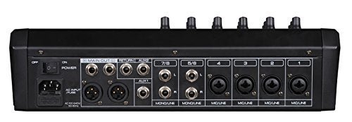 Professional Eight-Channel Audio Mixer with USB Interface, Bluetooth, and DSP Sound Effects - style: 8-Channel Mixer with Bluetooth & DSP Sound Effect
