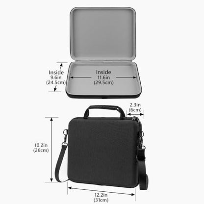GEEKRIA Hard Shell Travel Case Compatible with Novation Launch Control XL 3, AlphaTheta SLAB MIDI Controller, Audio Mixer Carrying Bag (Dark Gray) - size: for Launch Control XL 3