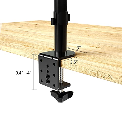 Suptek Heavy Duty Monitor Mount Desk Clamp Universal C-Clamp Base Stand Mounting Accessory fit for Suptek Monitor Arm Mount, Black (MD6JJ)