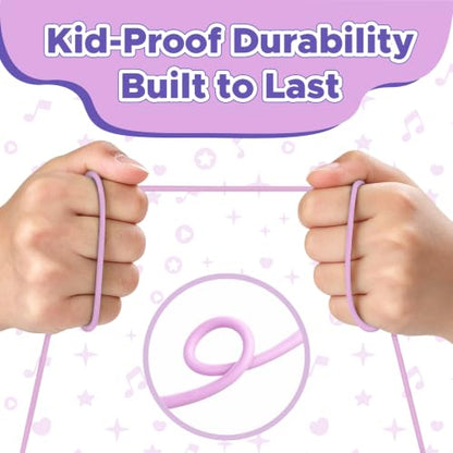 Owliwise USB C Kids Wired Earbuds with Case, mic, 85/94dB Volume Limited - color: Purple