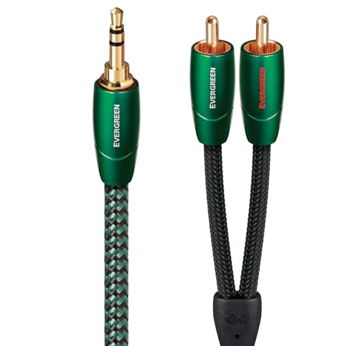 AudioQuest Evergreen 3.5mm Mini > RCA Audio Interconnect Cable - size: 0.6 m