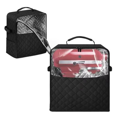 Vertical Mixer Protector, with Pockets, Fits 4.5QT-8QT Mixers for Machine Cover and Mixer Storage Bag - color: large