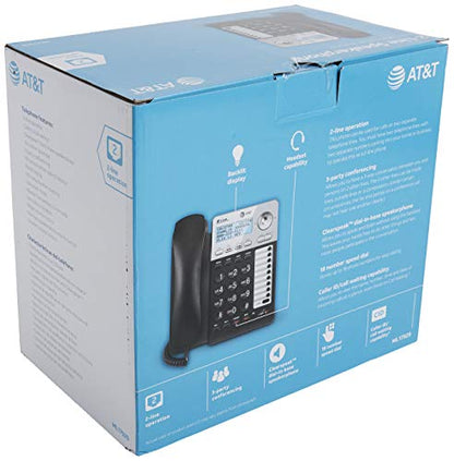 AT&T ML17929 2-Line Corded Telephone, Black (Pack of 2) - size: One Size (Pack of 2)