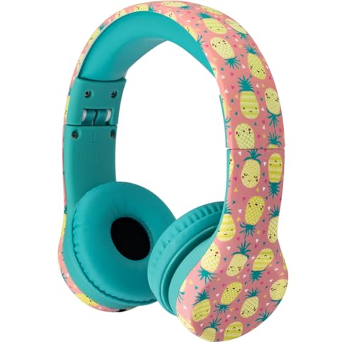 Snug Play+ Kids Headphones with Volume Limiting for Toddlers (Boys/Girls) - Pineapples - color: Pineapples, size: One Size