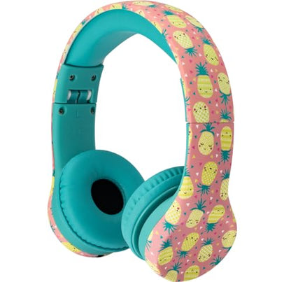 Snug Play+ Kids Headphones with Volume Limiting for Toddlers (Boys/Girls) - Pineapples - color: Pineapples, size: One Size