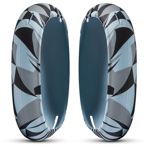 WC ShellZ Max - Protective Shell Covers for AirPods Max 1 & 2 | Made by Wicked Cushions | Made with Premium Silicone | Geo Grey - color: Geo Grey