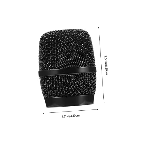 Microphone Metal Ball Head Replacement Part for Wireless Mics Pop Filter Sponge Mesh Cover
