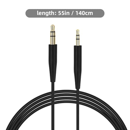 1 Pcs Headphones Replacement Audio Cable Aux Wire 3.5mm to 2.5mm (No mic) | Gilding, Compatible with Bose QuietComfort QC35 QC25 QC45 QC35II Headphones
