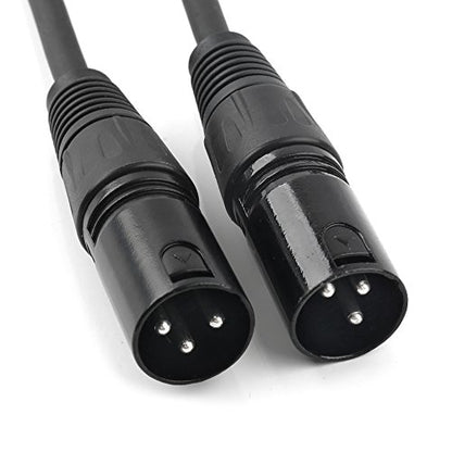 XLR Splitter Cable, 1 Female to 2 Male Patch Microphone Cable XLR Y Splitter Cable Balanced Splitter Cord (3 Pin Male to 1 Female)- 10 Feet - size: 10 Feet