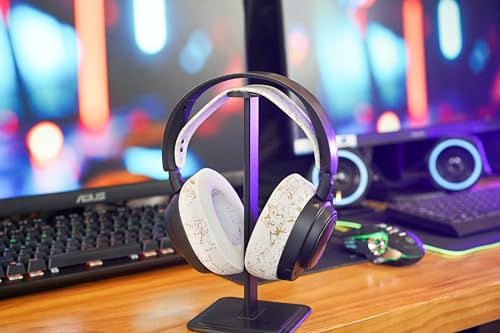 WC HeadbandZ Arctis Nova - Upgraded Silicone Headband for Arctis Nova Headsets by Wicked Cushions - Enhanced Flexibility, Comfort, and Style with Matching Earpad Designs | Gold Marble - color: Gold Marble