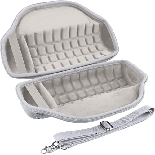 co2CREA Case for JBL Charge 6 Portable Bluetooth Speaker, White | High-Density Foam Padding, Reinforced Handle, Detachable Shoulder Strap, Compact Lightweight Design, Dust Protection - color: White Case