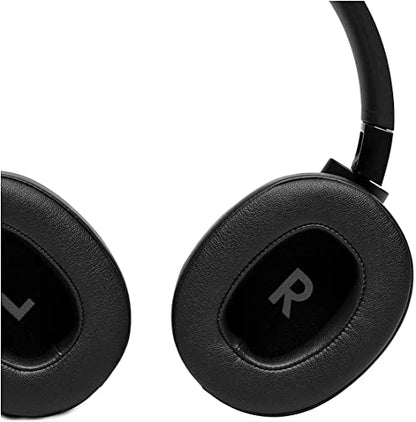 JBL Tune 760NC Over-Ear Headphones - Lightweight JBL Headphones Wireless Bluetooth, Foldable with Active Noise Cancellation - Bulk Packaging - Black (Renewed)