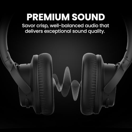 Avantree Ensemble - Wireless Headphones for TV Watching for Seniors | Easy Setup & Charging Dock, Works via Optical, AUX or Bluetooth on Compatible TVs, 35H Playtime, Comfortable Fit