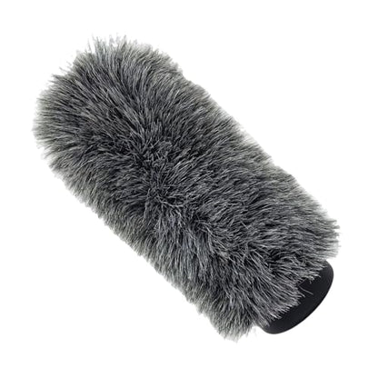 Microphone Deadcat Windscreen Compatible with NTG3 MKH416 ME66 670 1pc Artificial Furry Wind Cover Outdoor Audio Noise Reduction Muff - color: silk gray