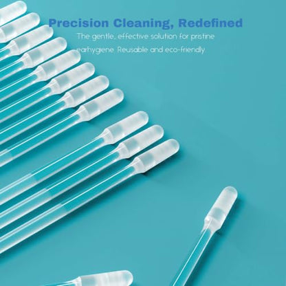 Earwax Removal Adhesive Swabs, 2026 New Reusable Ear Wax Removal Tools with Dust Cover,Home Personal Care Hygiene Kit for Adults (Double Headed Large) - color: Double Headed Large
