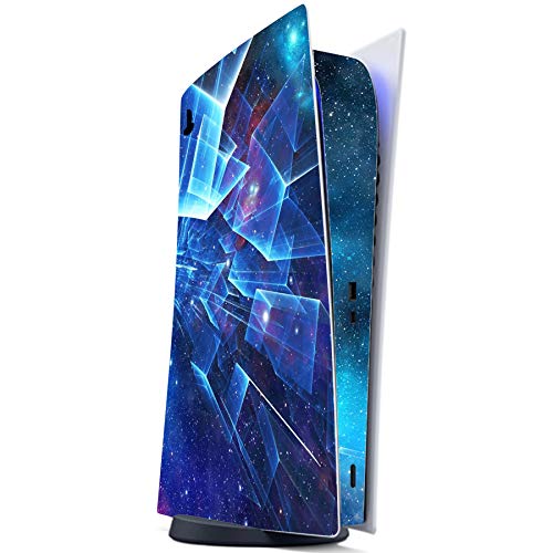 PlayVital Multidimensional Galaxy Full Set Skin Decal for ps5 Console Digital Edition, Sticker Vinyl Decal for ps5 Controller & Charging Station & Headset & Media Remote - color: Multidimensional Galaxy