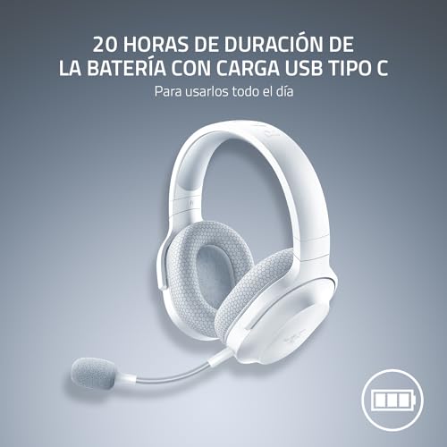 Razer Barracuda X Wireless Gaming & Mobile Headset, 2.4Ghz + BT, White - color: White, size: Standard, style: Barracuda X